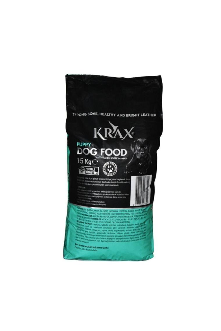 Krax Puppy Kuzu Etli Pirinçli 15 kg Yavru Kuru Köpek Maması