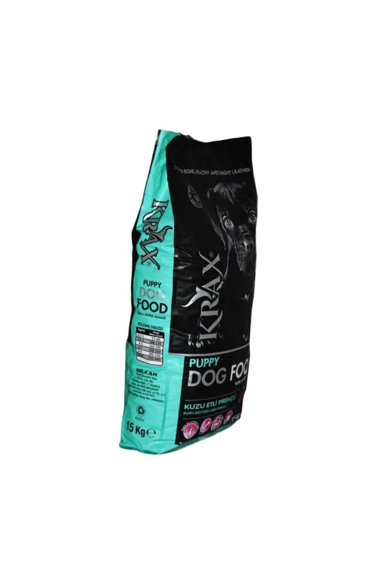 Krax Puppy Kuzu Etli Pirinçli 15 kg Yavru Kuru Köpek Maması