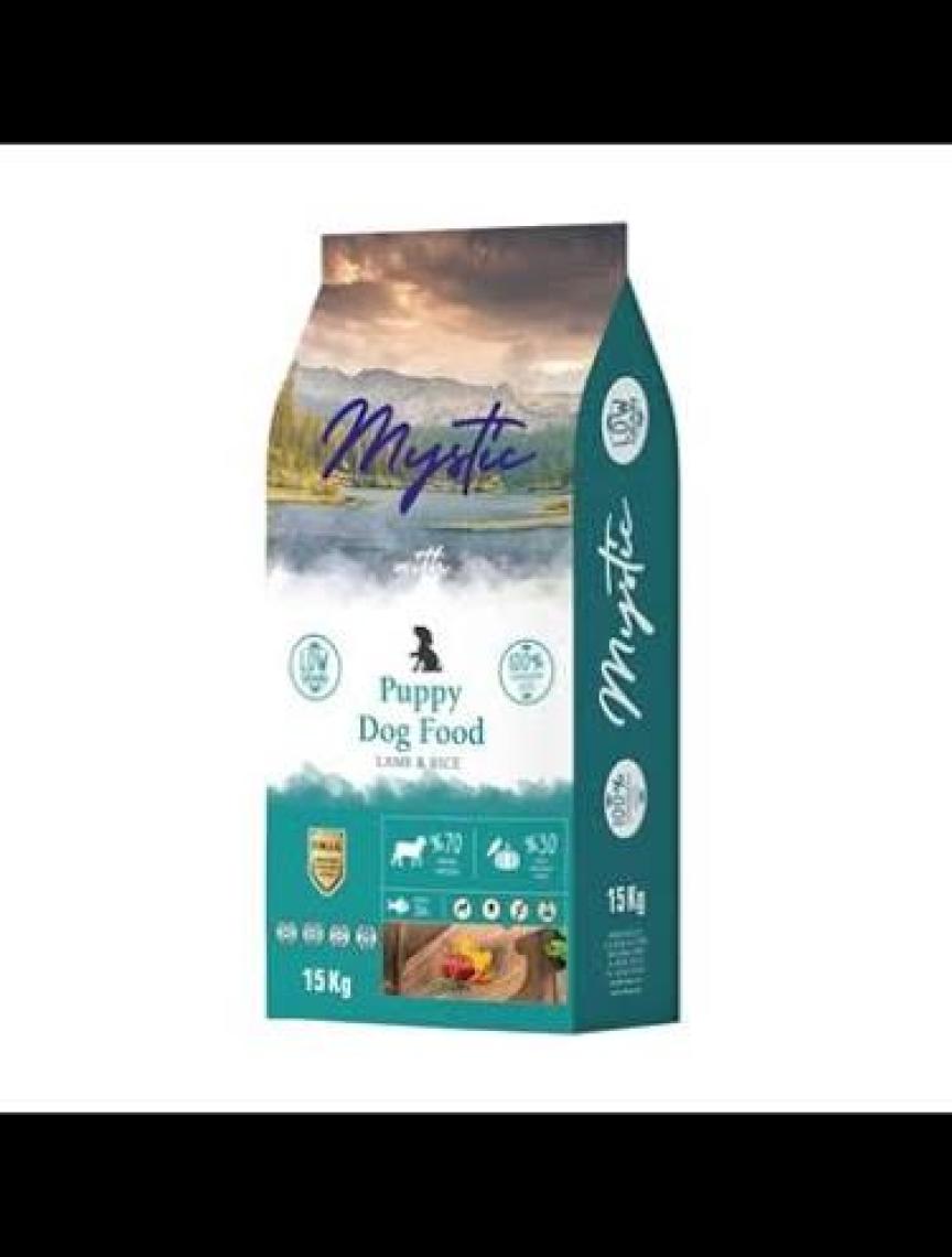 Mystic Az Tahıllı Yavru Köpek Maması Kuzu 15Kg