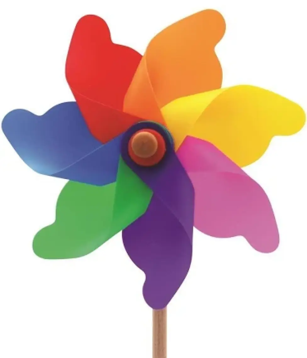 Kardeşler Oyuncak Rüzgar Gülü Çap: 45 cm