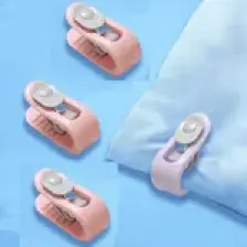 4 Adet Mandallı Iğnesiz Yorgan Kılıfı Nevresim Sabitleme Klips Takımı