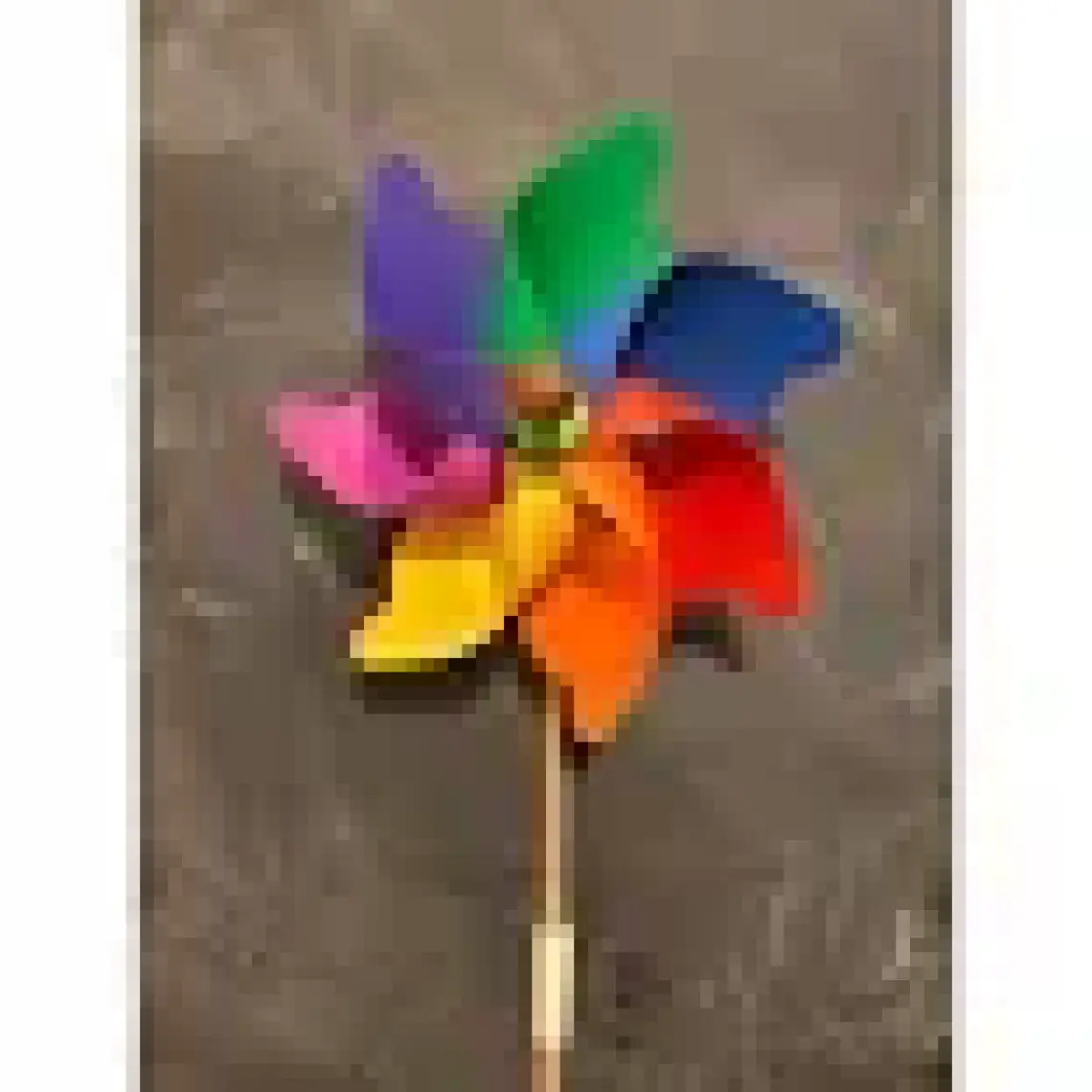 Kardeşler Oyuncak Rüzgar Gülü Çap: 65 cm