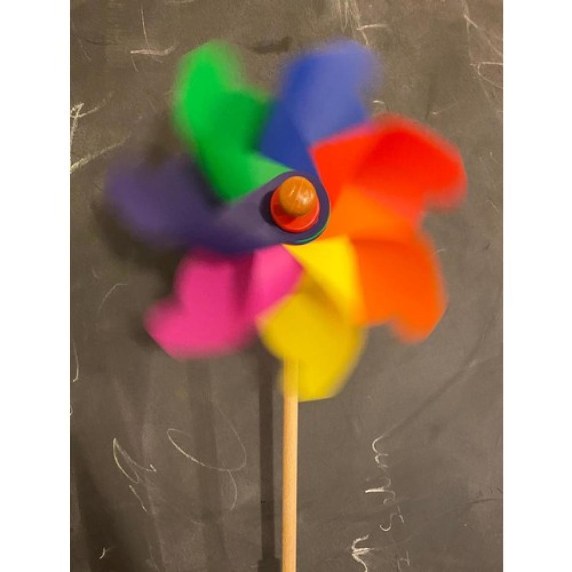 Kardeşler Oyuncak Rüzgar Gülü Çap: 35 cm