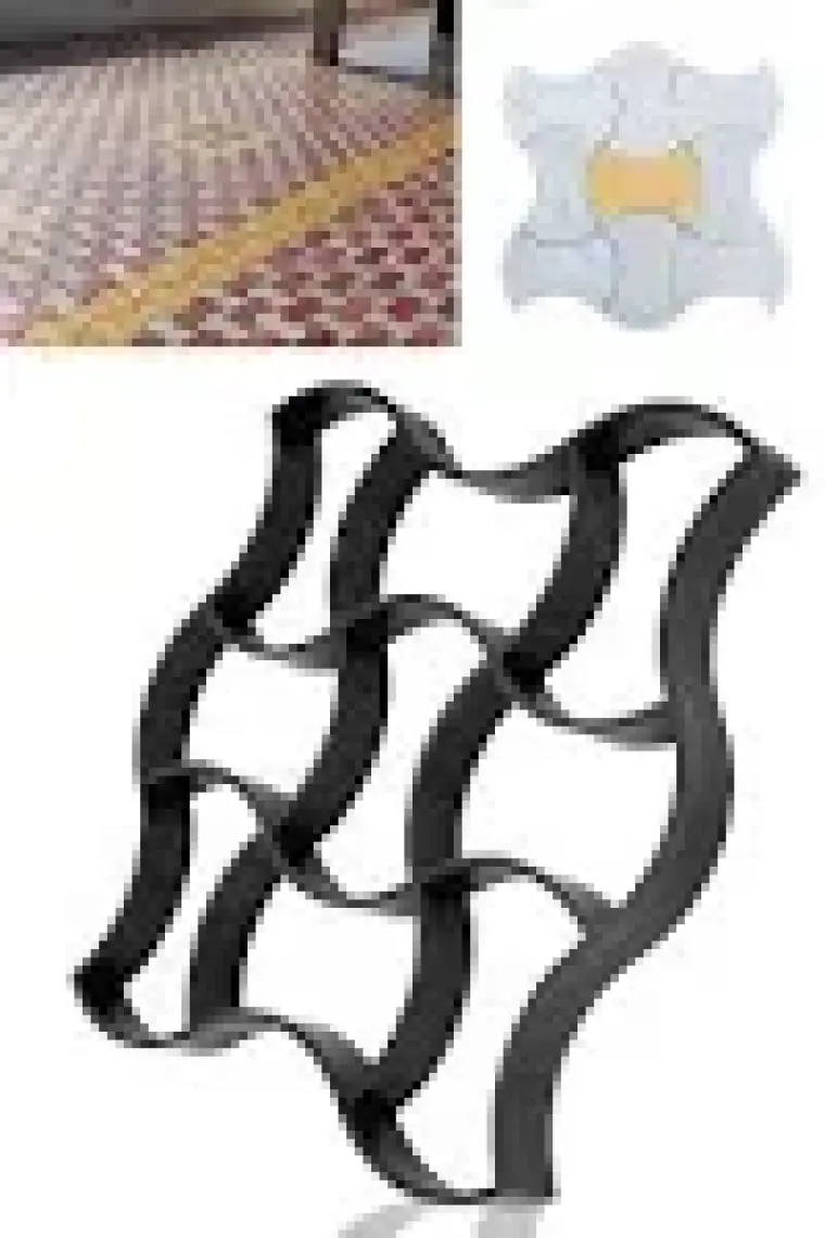 Taşmatik Parke Kilit Taşı Kalıbı Bahçe Taş Kalıp Zemin Kaplama Kalıbı 49X49 cm