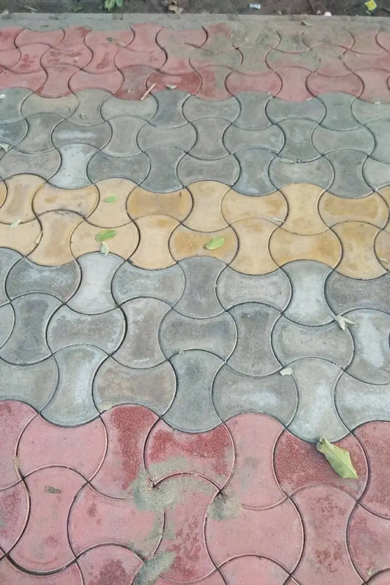 Taşmatik Parke Kilit Taşı Kalıbı Bahçe Taş Kalıp Zemin Kaplama Kalıbı 49X49 cm
