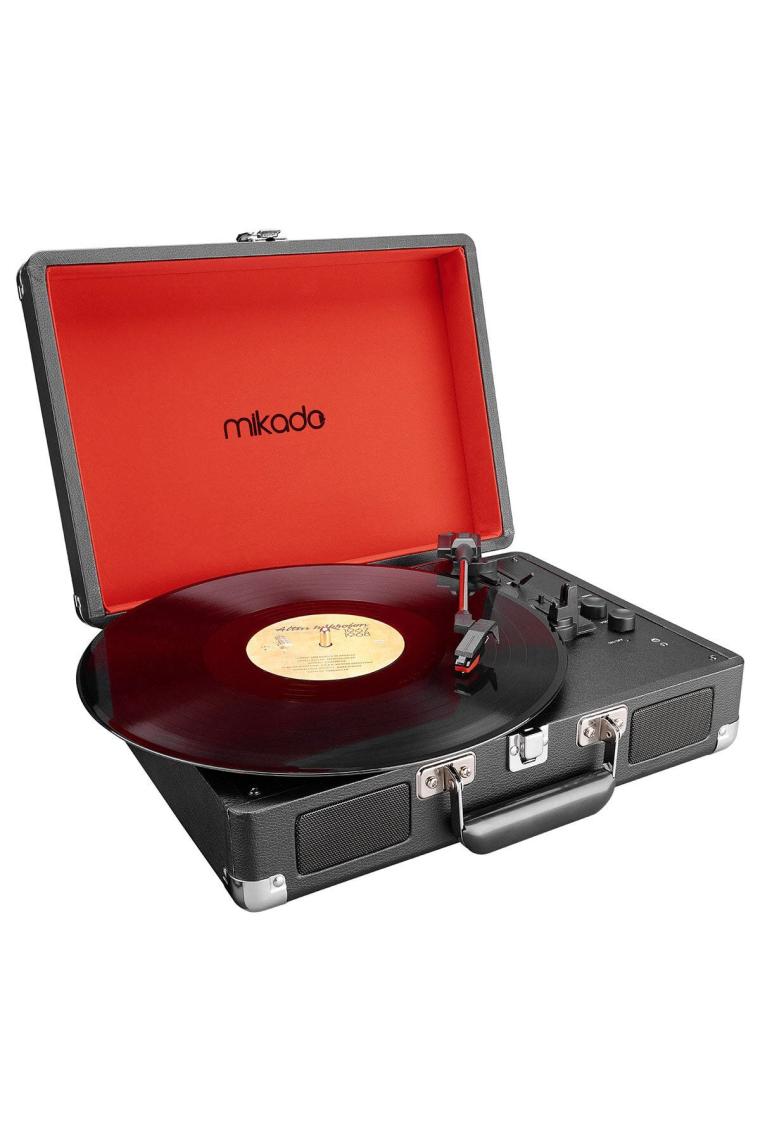 Nostalgia Mn-p317 Siyah Çanta Pikap Bluetooth Destekli Rca Müzik Kutusu