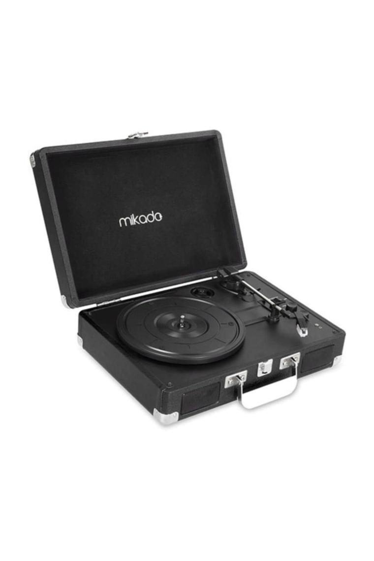 Nostalgia Mn-p317 Siyah Çanta Pikap Bluetooth Destekli Rca Müzik Kutusu