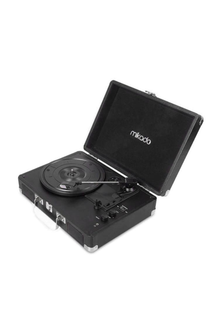 Nostalgia Mn-p317 Siyah Çanta Pikap Bluetooth Destekli Rca Müzik Kutusu