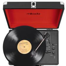Nostalgia Mn-p317 Siyah Çanta Pikap Bluetooth Destekli Rca Müzik Kutusu