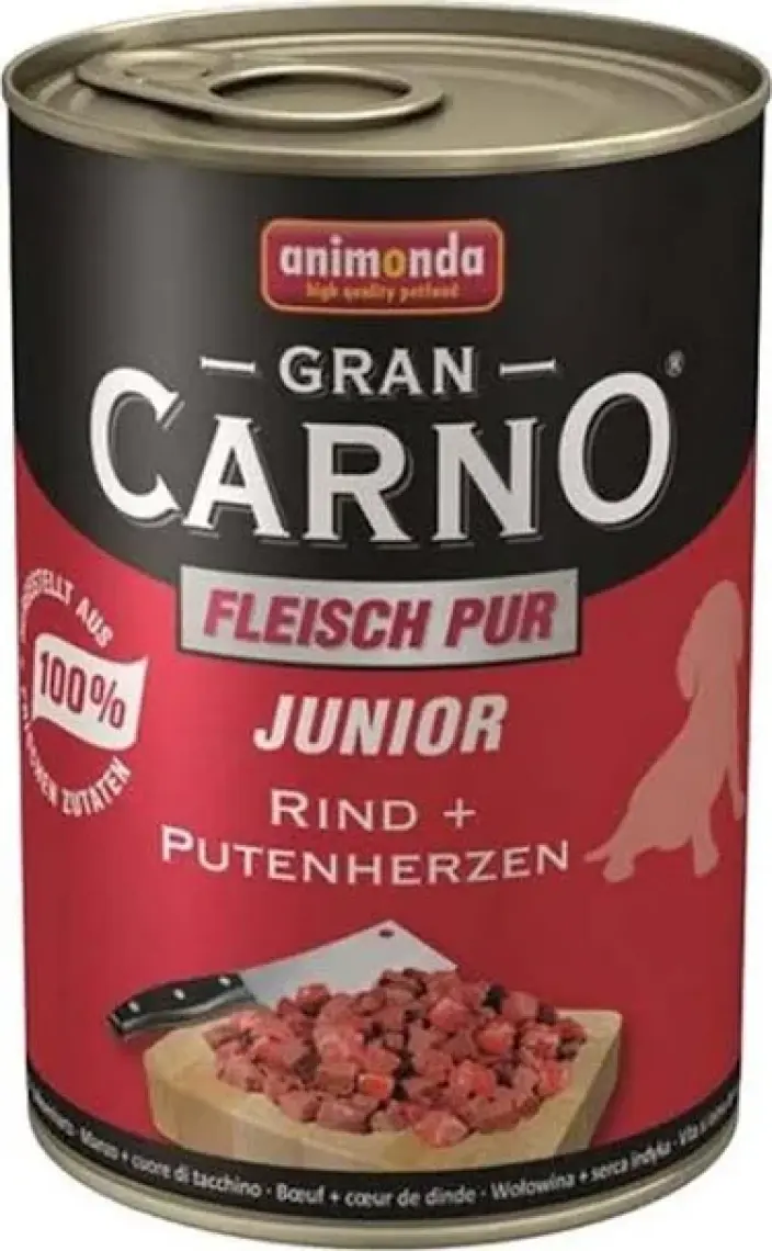 Animonda Gran Carno Junior Sığır Etli Yavru Köpek Konservesi 400 Gr