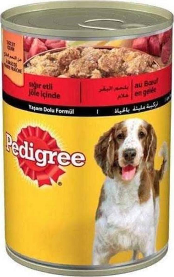Pedigree Biftekli Konserve Köpek Maması 400 Gr