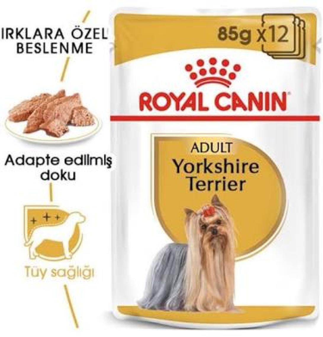 Royal Canin Adult Yorkshire Terrier Konserve Köpek Maması 12 x 85 Gr ( 204001020 )