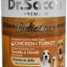 Dr.Sacchi Köpek Konserve Tavuk Ve Hindi Etli 400 Gr