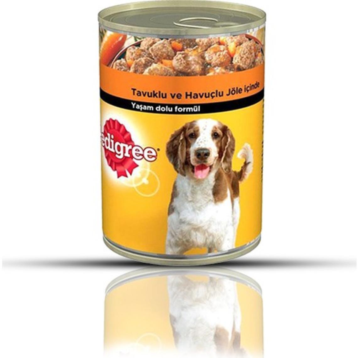 Pedigree Tavuk Etli-Havuçlu 400 gr 12'li Yetişkin Köpek Konservesi