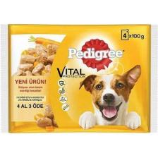 Pedigree Multipack Karışık Çeşit Yetişkin Köpek Konservesi 100gr (4'lü)