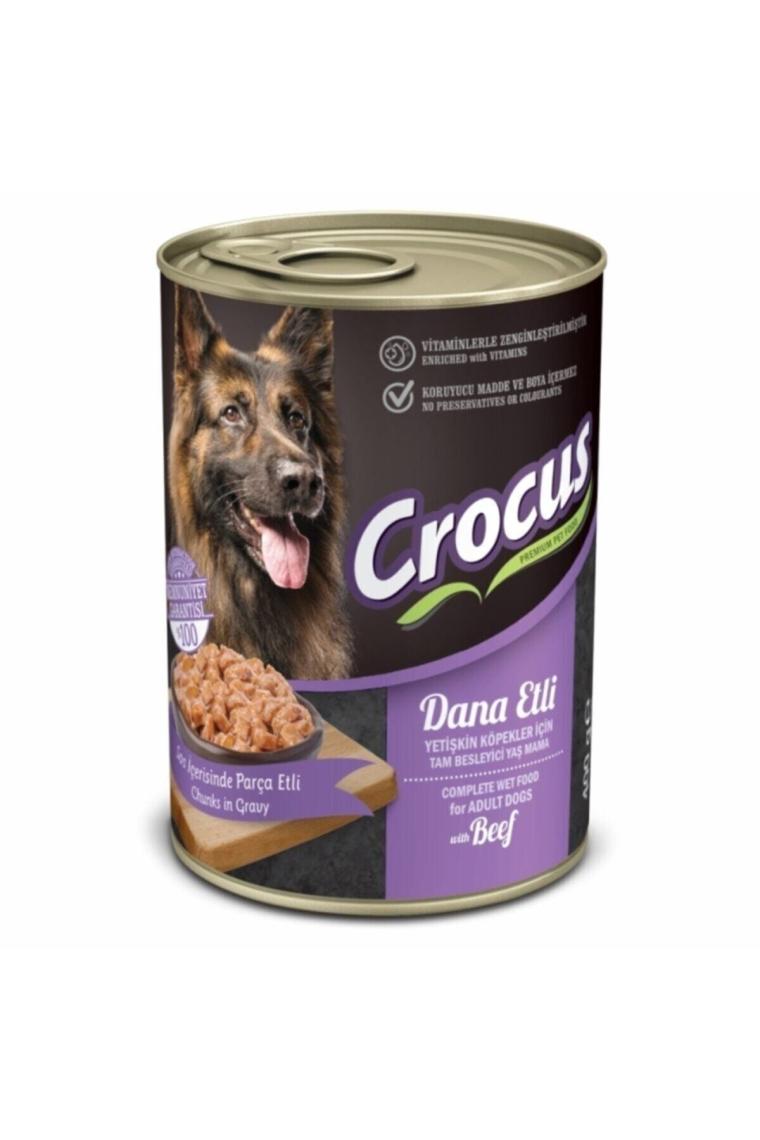 Crocus Yet. Köpek Dana Etli Yaş Mama 400g