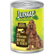 Jungle Biftek ve Sebzeli 415 gr Yetişkin Köpek Konservesi