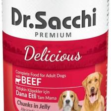 Dr.Sacchi Köpek Konserve Sığır Etli 400 gr  gk