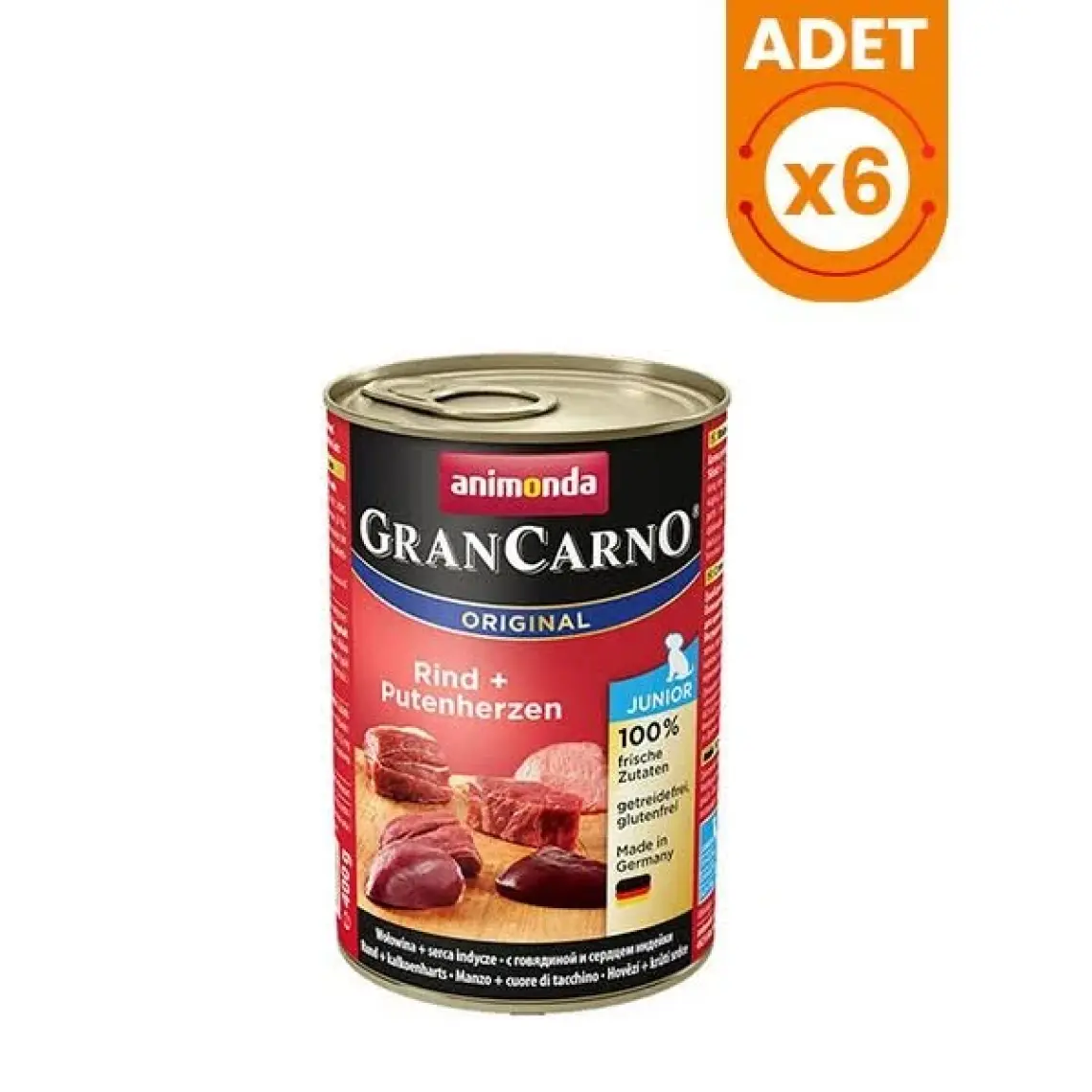 Animonda Gran Carno Junior Sığır Etli Yavru Köpek Konservesi 400 Gr