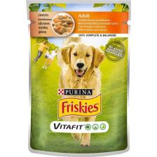Purina Friskies Tavuklu ve Havuçlu Pouch Konserve Yetişkin Köpek Maması 20 x 100 gr