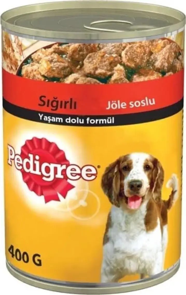 Pedigree Biftekli Konserve Köpek Maması 400 Gr x 24 Adet