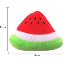 Mixpet Karpuz Şekilli Diş Kaşıyıcı Köpek Peluş Oyuncak 12X7 cm
