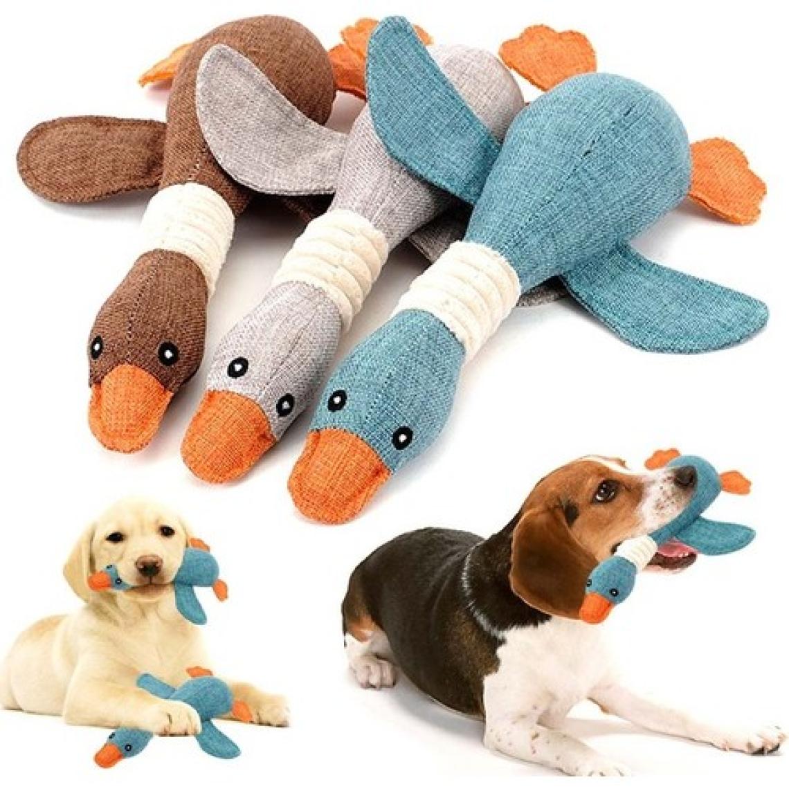 Haoer Sert Peluş Ördek Diş Kaşıma Köpek Oyuncağı 30 cm 1 Adet