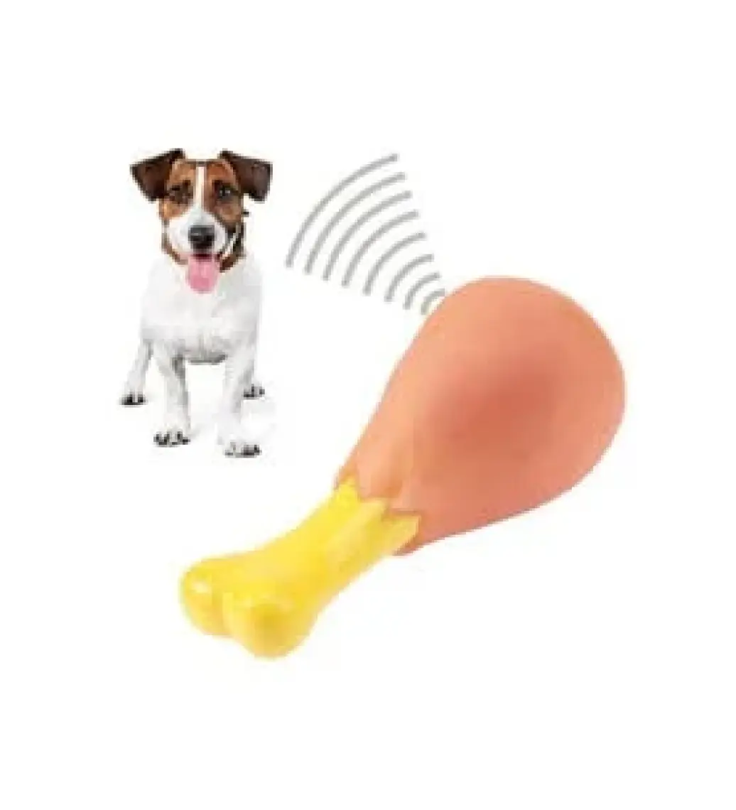 Ttt Köpekler Için Sesli Oyuncak Tavuk Butu