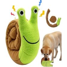 Tineke Salyangoz  Peluş Köpek Sesli Oyuncağı Ödül Mama Saklama ve Çiğneme Oyuncağı 1 Adet
