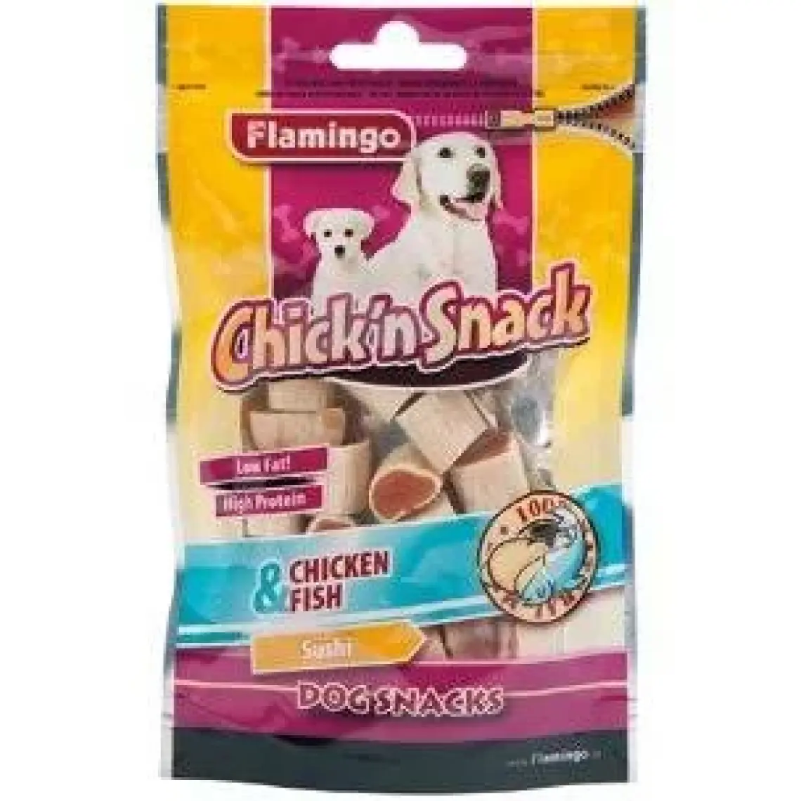 Flamingo Hapki Suşi Tavuklu Ve Balıklı Köpek Ödülü 85 gr