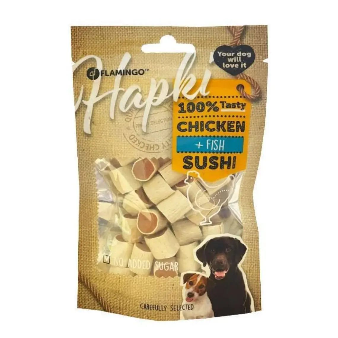 Flamingo Hapki Suşi Tavuklu Ve Balıklı Köpek Ödülü 85 gr