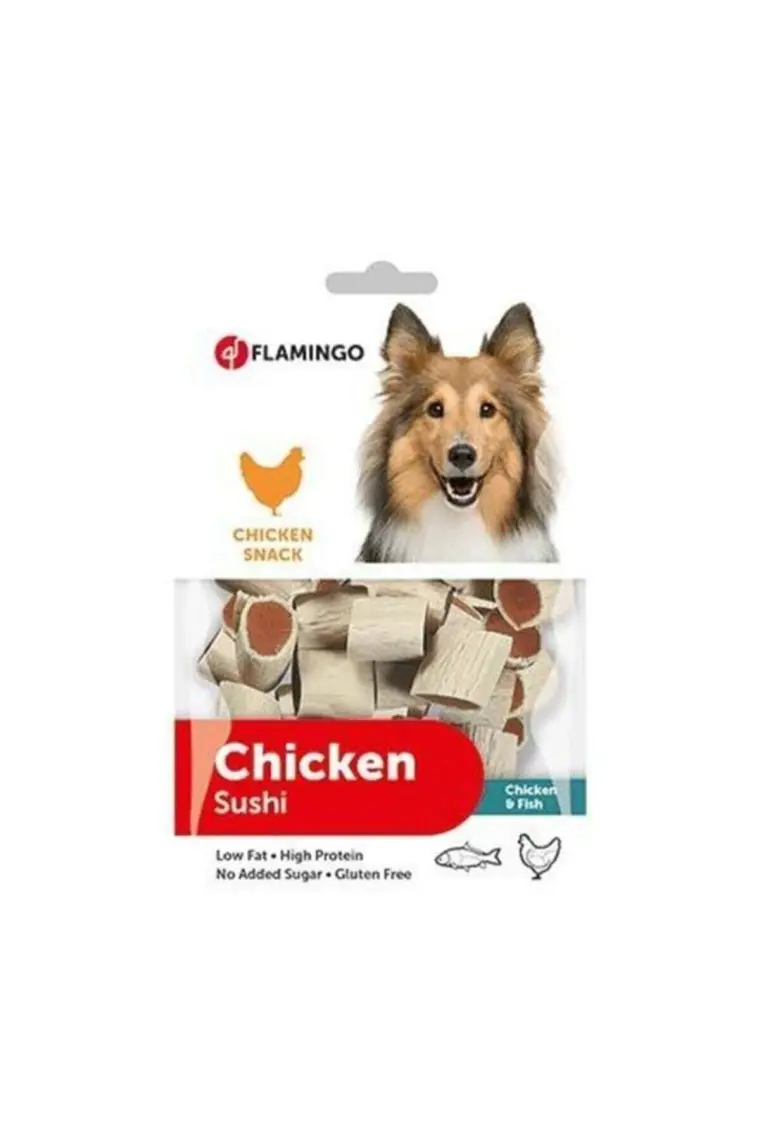 Flamingo Hapki Suşi Tavuklu Ve Balıklı Köpek Ödülü 85 gr