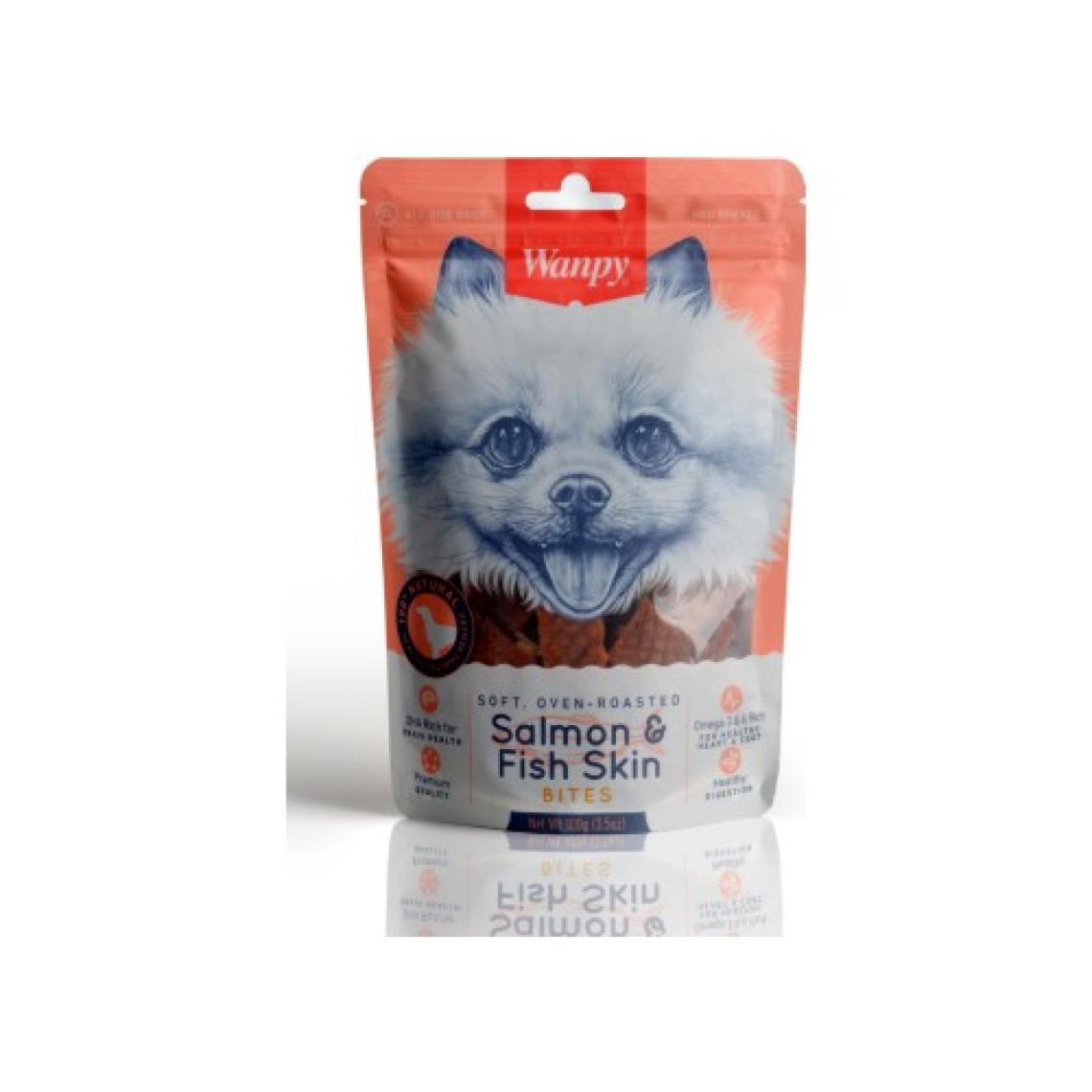 Wanpy Gerçek Somon Dilimli Köpek Ödülü 100gr