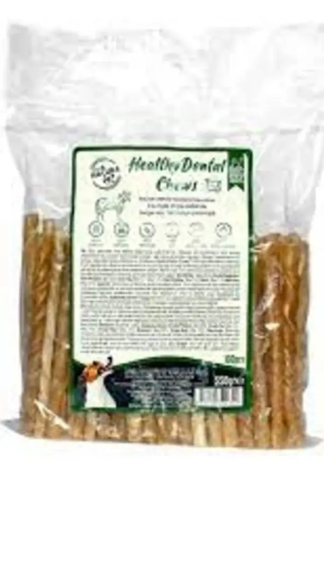 Natura Pet Eco Natura Pet Healty Dental Chews Beyaz Burgu Kemik 13CM 100*LÜ 550GR