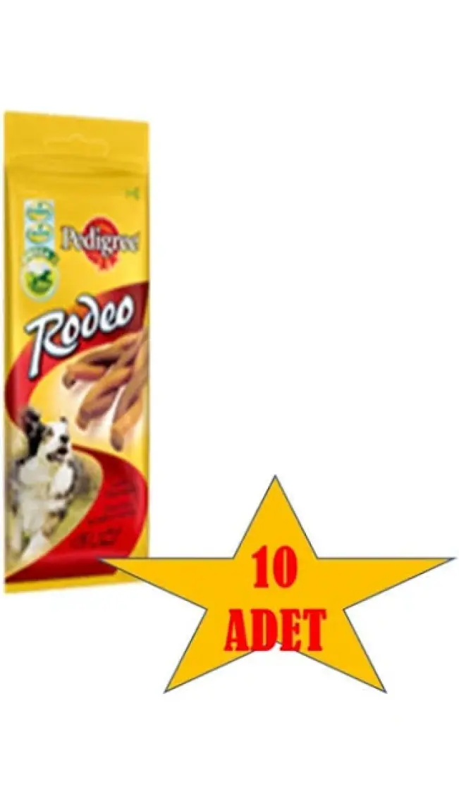 Pedigree Rodeo Biftekli Köpek Ödül Maması 70 Gr x 20 Adet