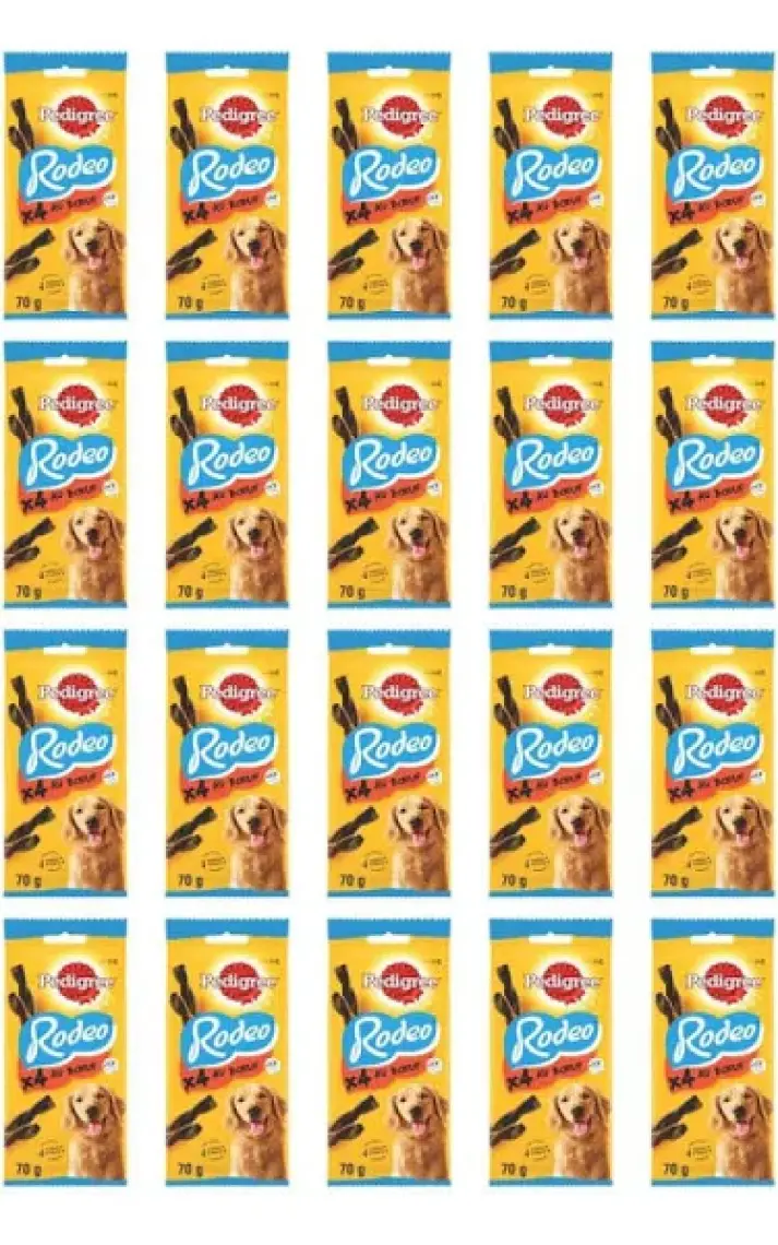 Pedigree Rodeo Biftekli Köpek Ödül Maması 70 Gr x 20 Adet