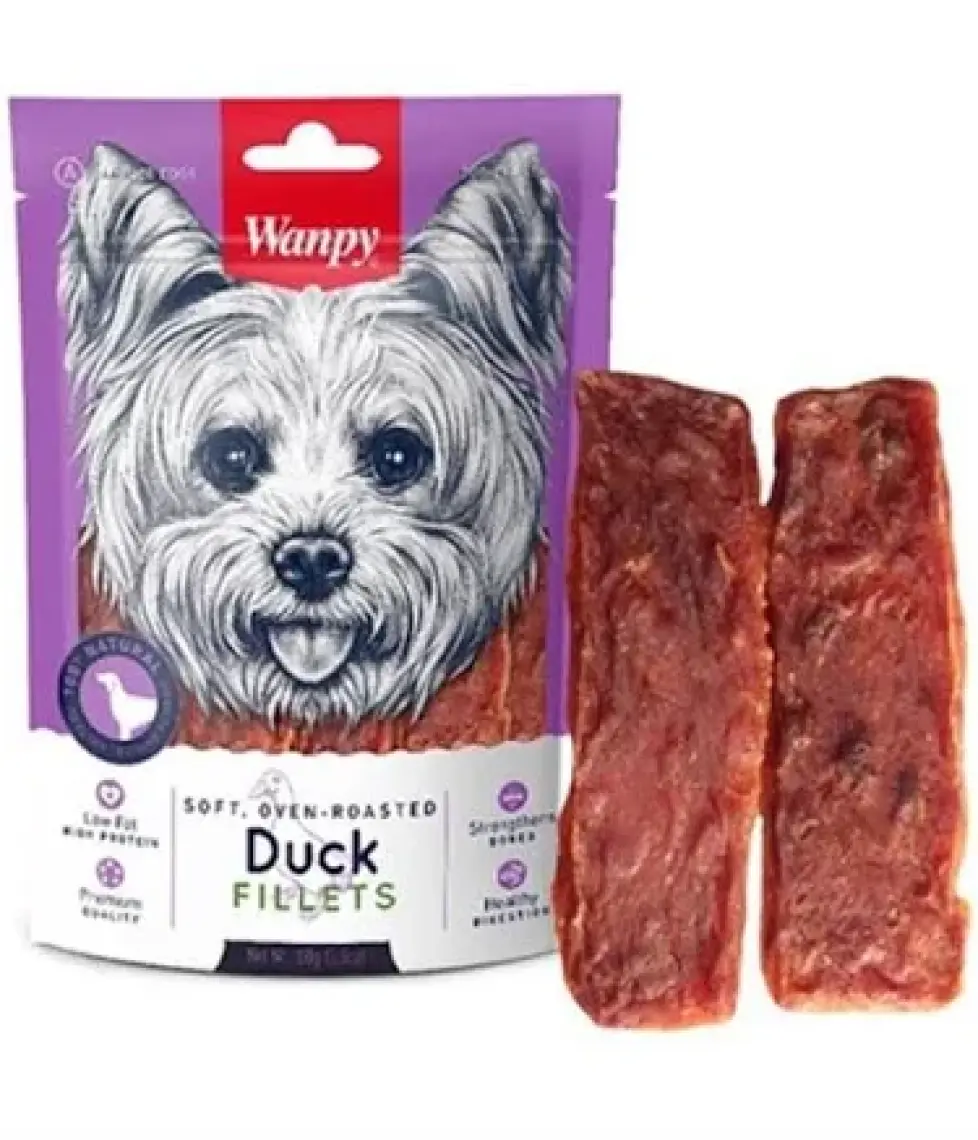 Wanpy Ördek Etli Sosis Köpek Ödül Maması 100 Gr