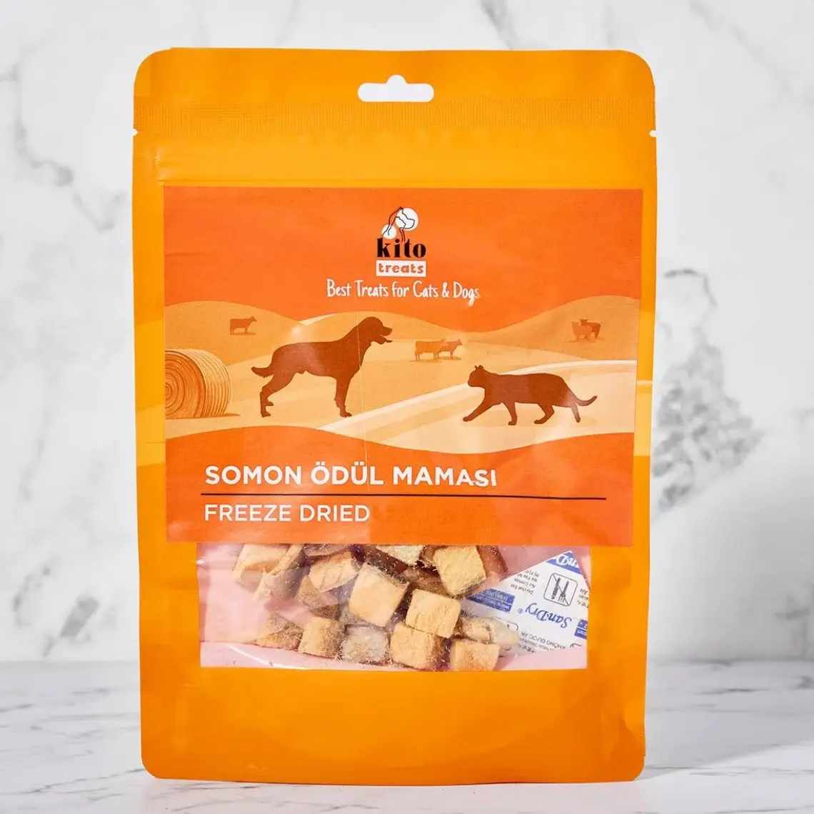 Kito Freeze Dried Somon Ödül Maması Köpekler için (30 gr)