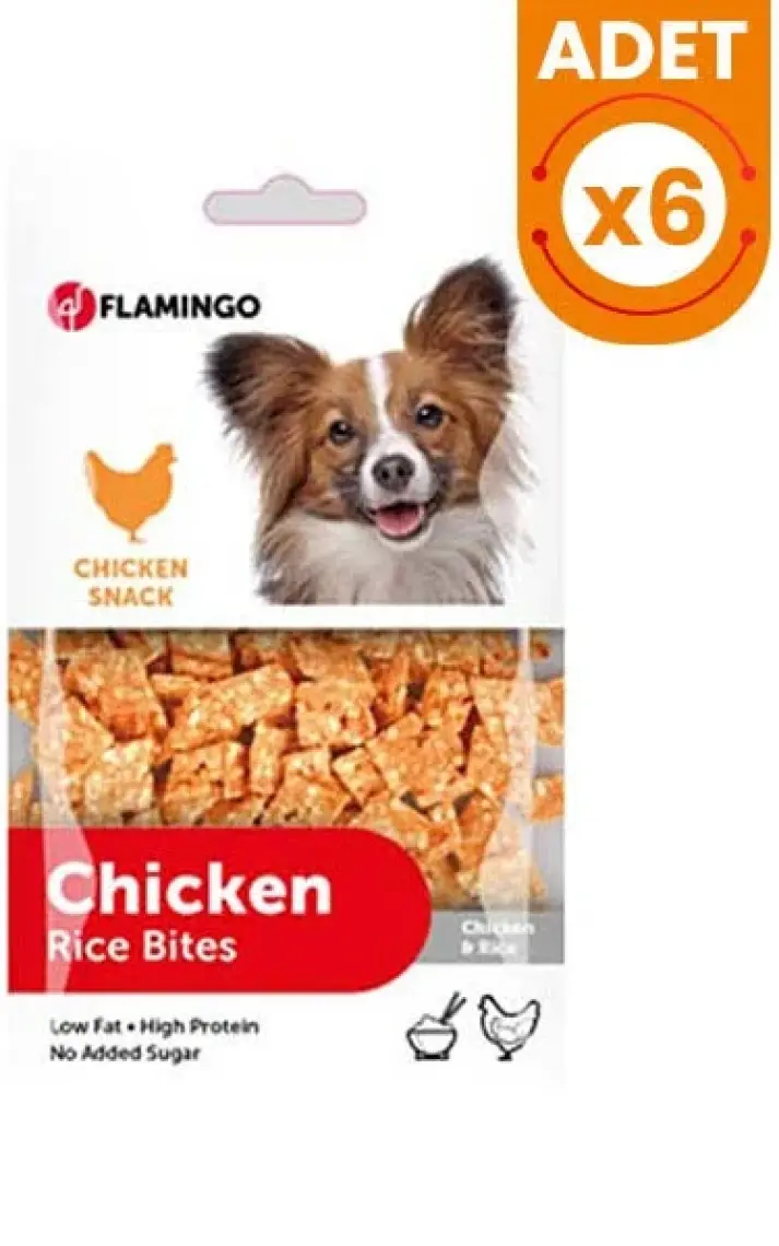 Flamingo Chick'n Tavuklu ve Pirinçli Köpek Ödül Maması 85gr
