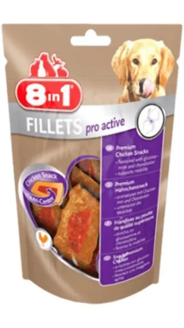 Poch Fillets Pro Active Glikozamin Katkılı Köpek Ödülü 80 gr