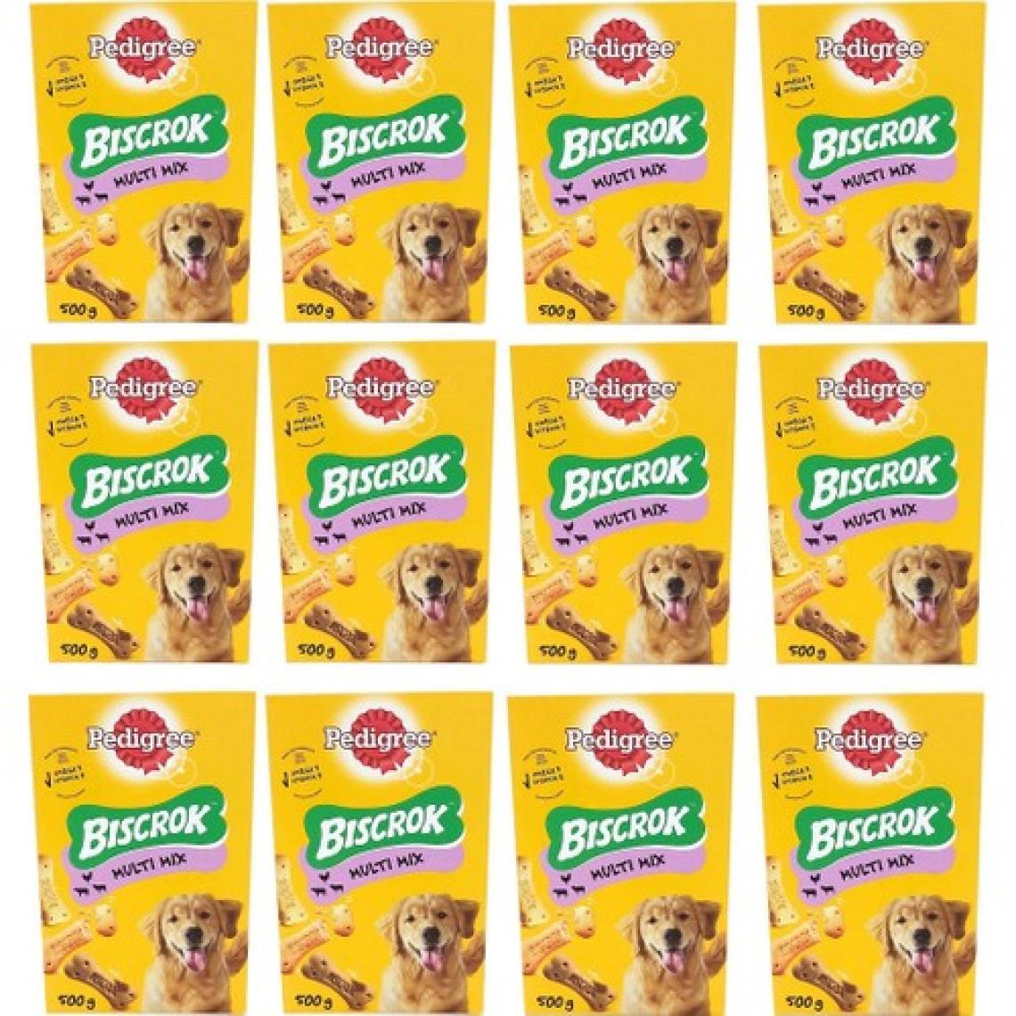 Pedigree Biscrok Multi Mix Köpek Ödül Bisküvisi 500 gr 12 Adet
