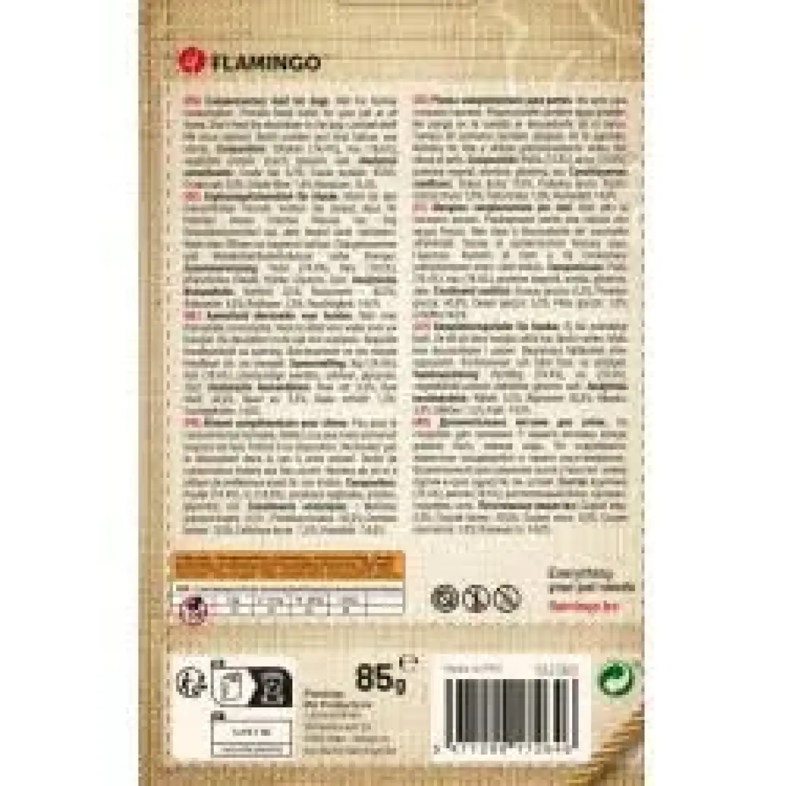 Flamingo Chick'n Tavuklu ve Pirinçli Köpek Ödül Maması 85gr