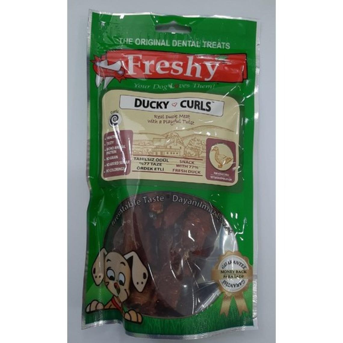 Freshy Ducky Curls Doğal Ördek Etinden Burgu Ödül