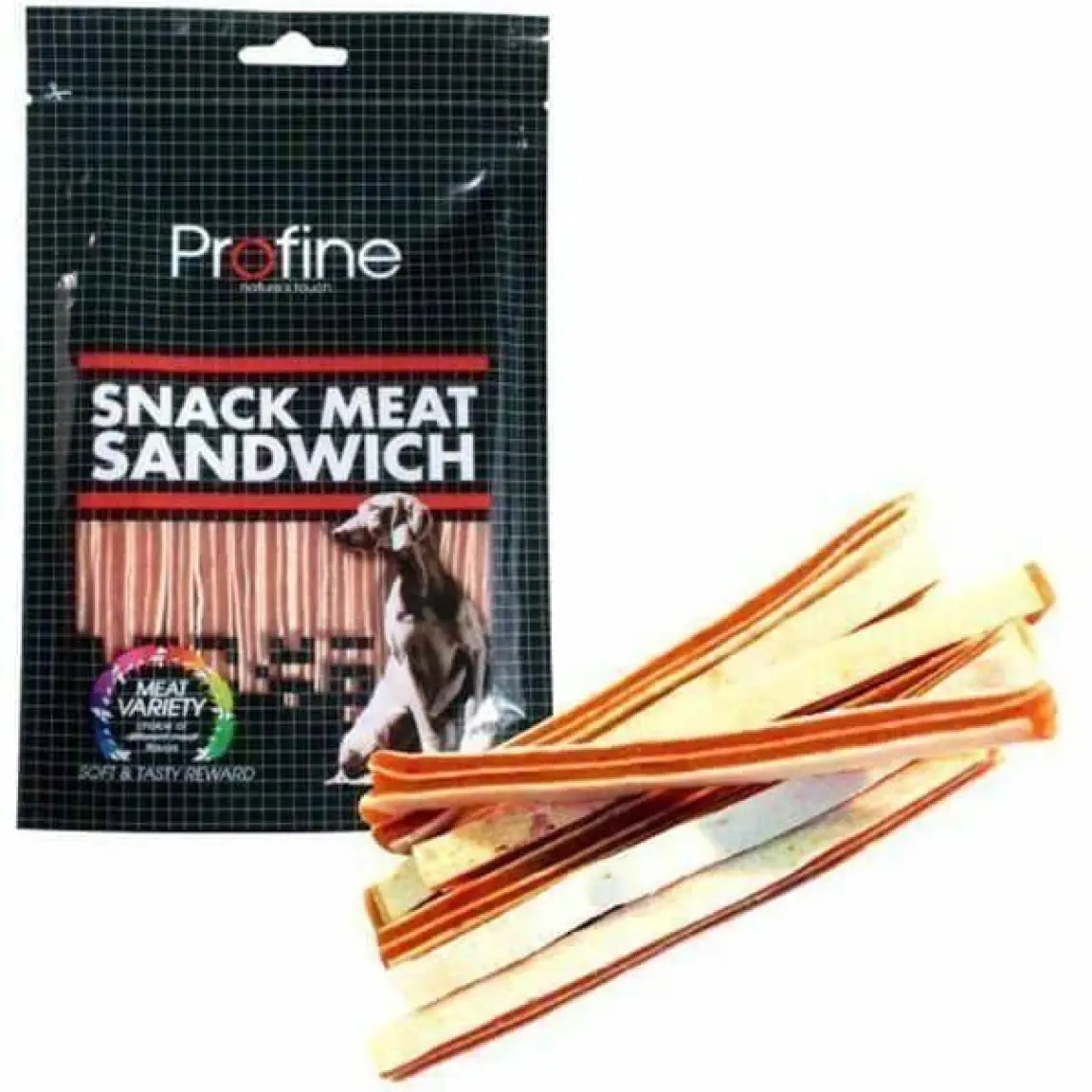 Profine Snack Meat Sandwich Tavuk Ve Balık Etli Leziz Köpek Ödülü 80 Gr fd*