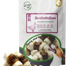 Natura Pet Eco Natura Pet Duck Knotted Bones Ördek Etli Düğüm Kemik 100GR