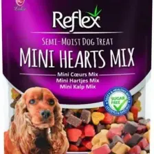 Reflex PlusYarı Yumuşak Ödül Maması Mini Kalp Mix 150 gr