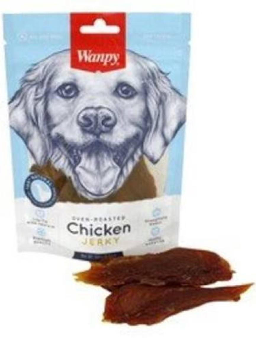 Wanpy Kavrulmuş Tavuk Parçalı Köpek Ödülü 100 gr