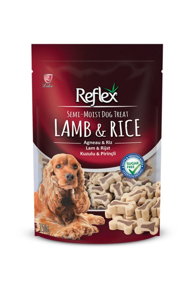 Reflex Semi-Moist Kuzu Etli ve Pirinçli 150 gr Köpek Ödül Maması