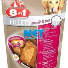 8in1 Fillets Pro Skin ve Coat Keten Tohumu Yağlı Köpek Ödülü 80Gr