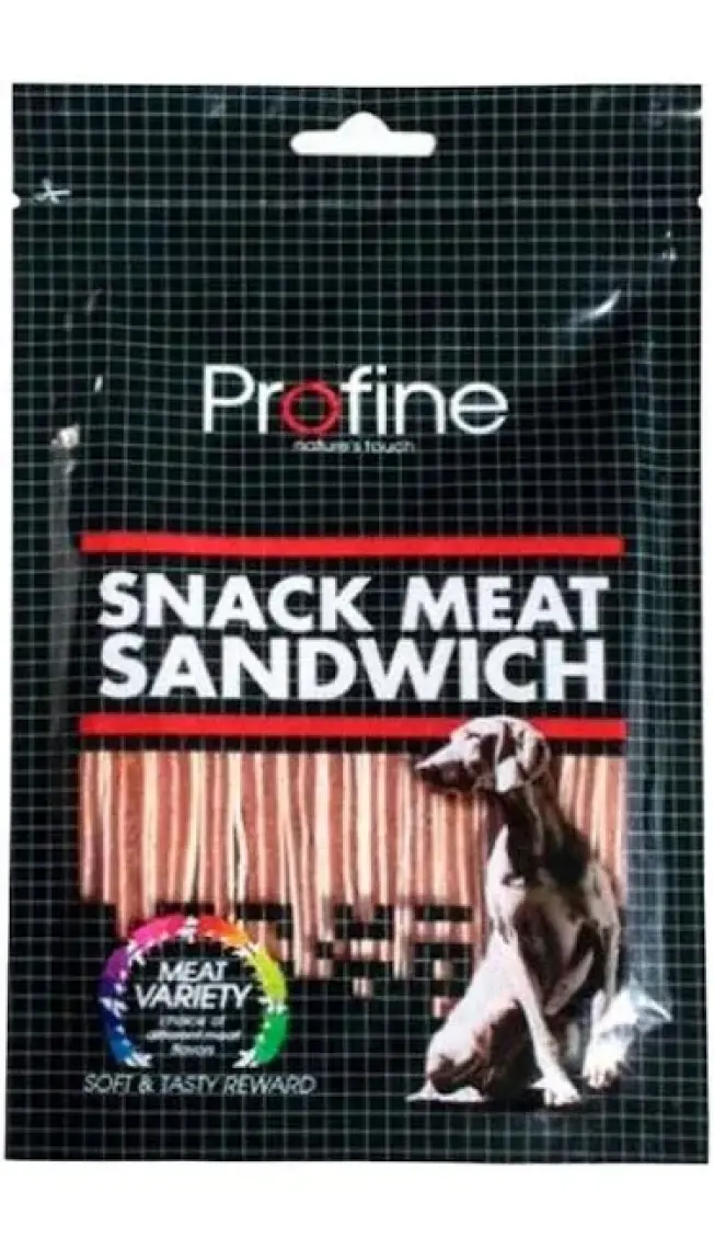 Profine Snack Meat Sandwich Tavuk Ve Balık Etli Leziz Köpek Ödülü 80 Gr fd*